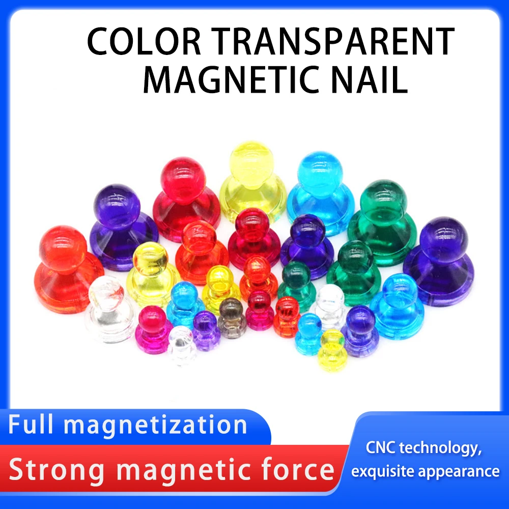 Colorful Magentic Pushpins Whiteboard Magnets Mini Map Magnets Strong Magnetic Refrigerator Magnet Office Supplies