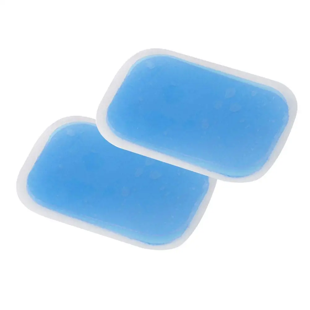 

10 Blue Gel Pads for Abs Stimulator Replacement Toner Fitness Massage Stickers Sheets Muscle Trainer Conductor