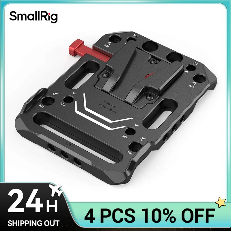 SmallRig V Mount Battery Plate, V-Lock Mount Battery Plate Quick Release Plate Universal Camera Accessories - 2988