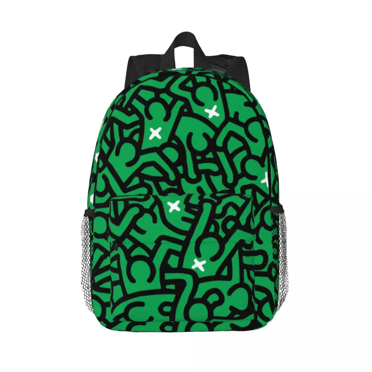 Haring Variation Abstract Travel Backpack Men Women School Computer Bookbag Graffiti Paintings Art College Student Daypack Bags