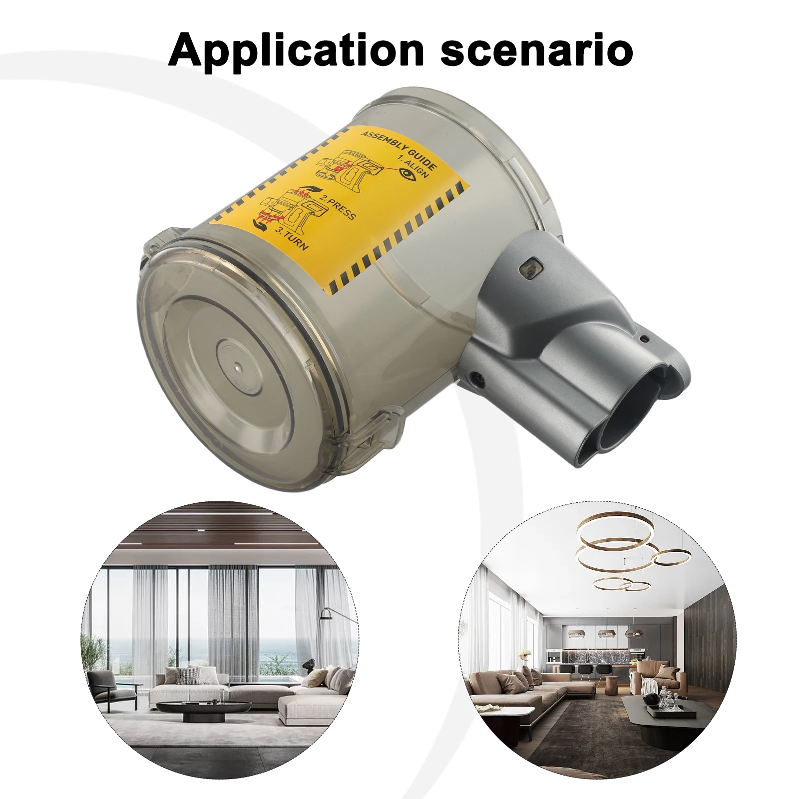 CV100 2.0 Dust Bin Container Dust Cup Kitchen Cleaning Living Room Cleaning Filter 1 Pc Highly Matching Easily Removed
