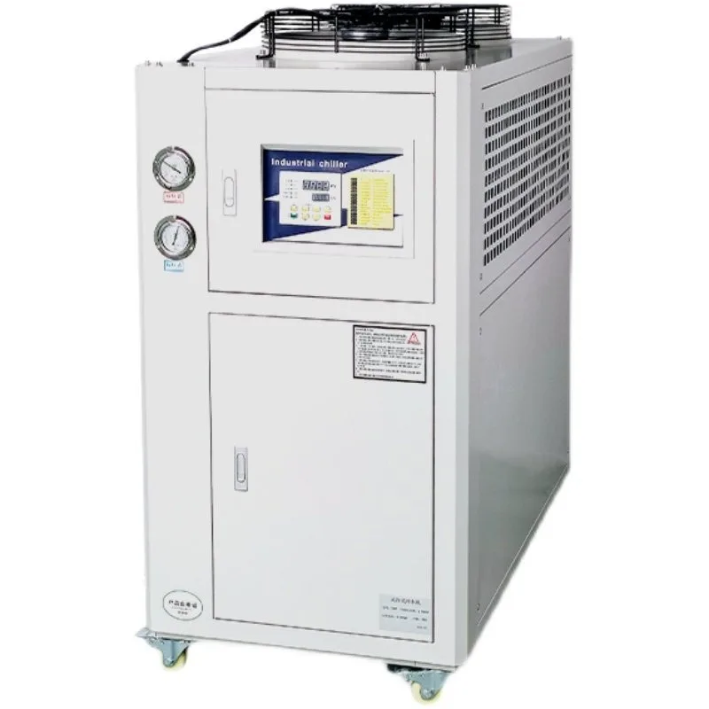 High Efficiency 6HP Single Fan Industrial Air Cooled Water Chiller Space Saving Refrigeration Cycle Chilling Equipment