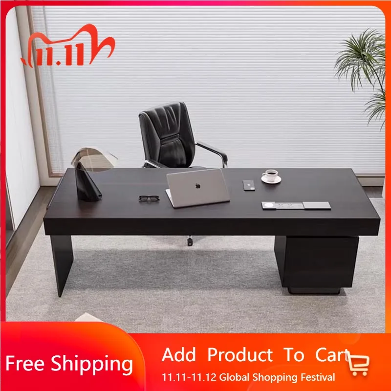 

Student Office Computer Table Wide Storage Modern Writing Wooden Study Computer Desks Relaxing Gamingtisch Lounge Furniture