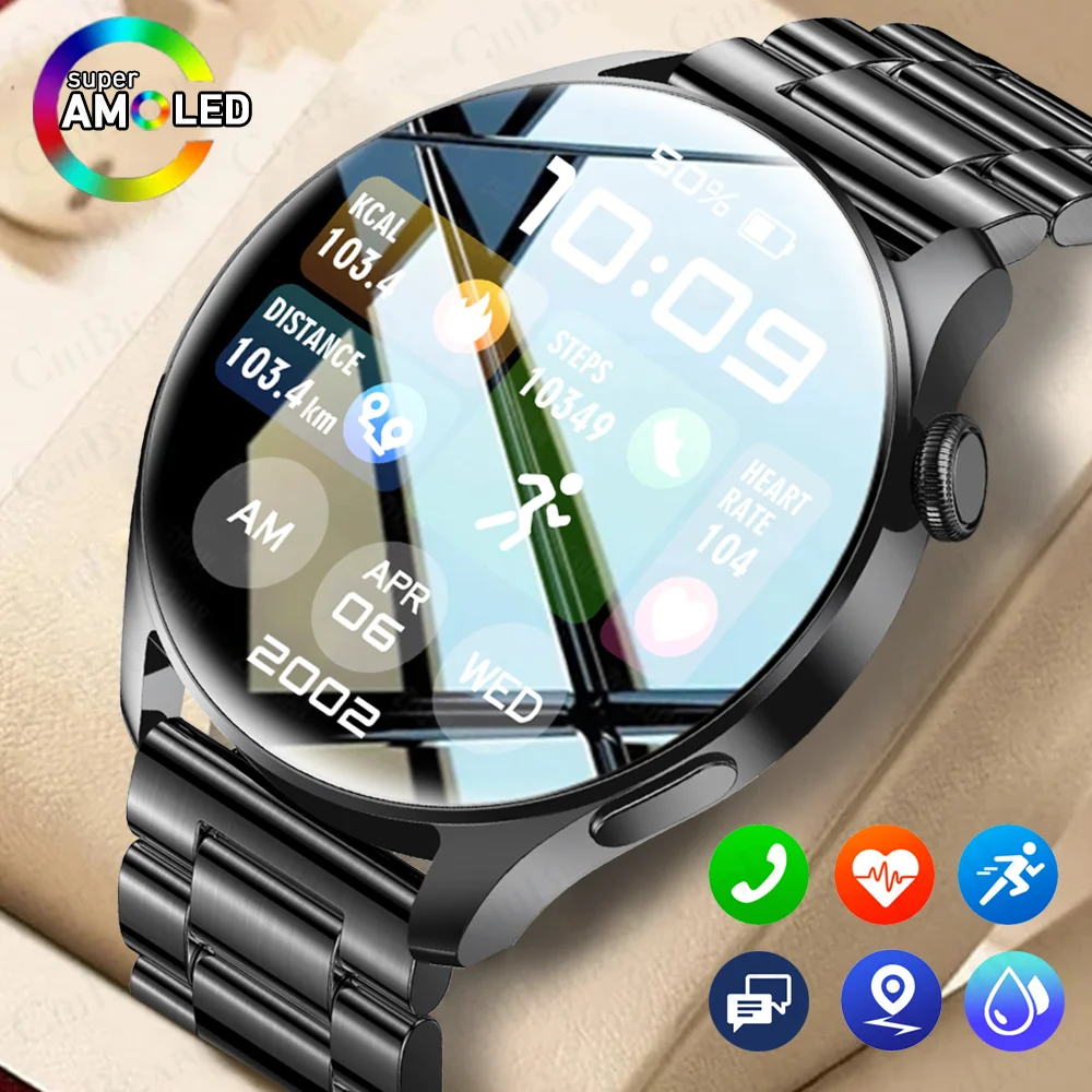 

2025 Новые уличные часы 3, умные часы для мужчин, GPS, мониторинг здоровья, спортивные водонепроницаемые часы, Bluetooth-вызов, умные часы IOS для HUAWEI