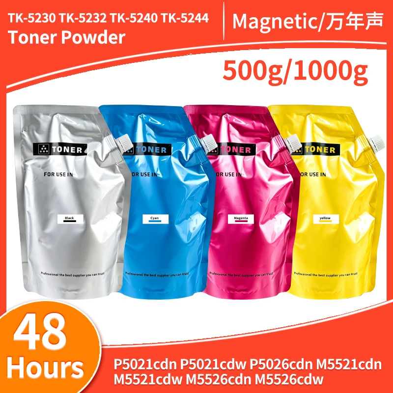 TK-5230 TK-5232 TK-5240 5244 Toner Powder compatible For Kyocera P5021cdn P5021cdw P5026cdn M5521cdn M5521cdw M5526cdn M5526cdw
