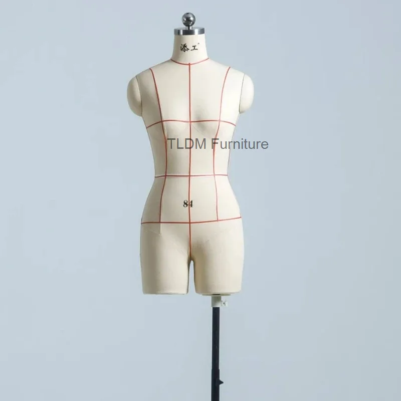 

Женский портновский манекен-торс с отдельными ногами для драпировки, создания выкроек и демонстрации одежды JT40M