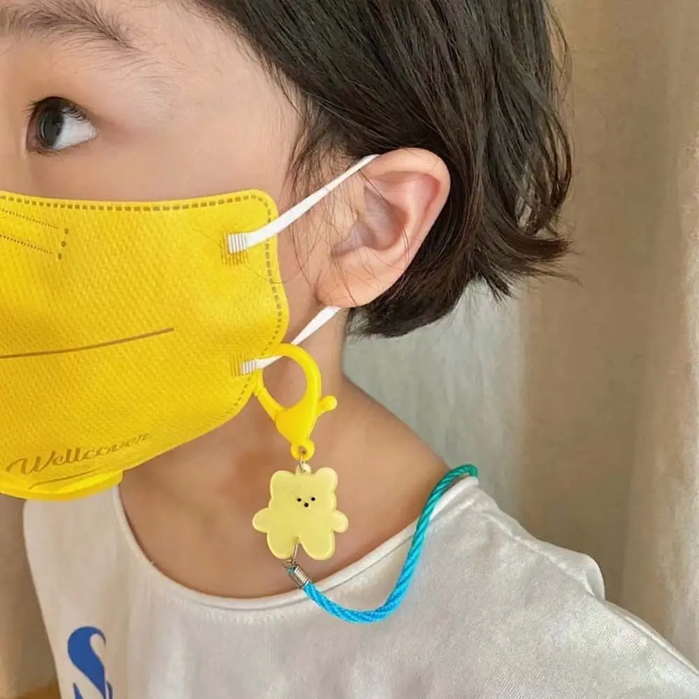 

Anti-lost Gradient Color Female Glasses Chain Cartoon Bear Sunglasses Lanyard Mask Rope Child Mask Lanyard Children Mask Chain
