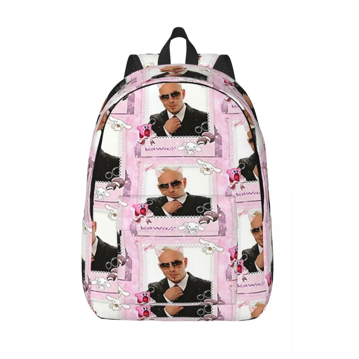 Mr. Worldwide Mochila Infantil, Mochila Escolar Estudantil, Mochila Superstar Pré-Escolar, Bolsa Primária de Esportes para Meninos e Meninas, Kawaii