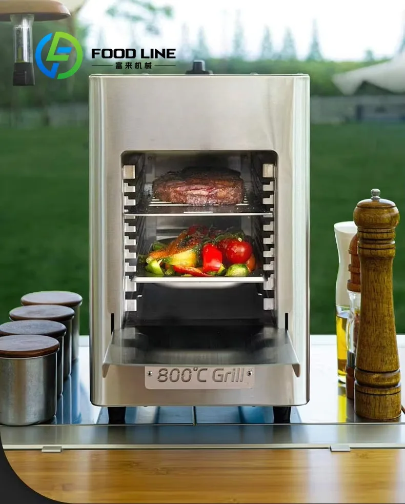 Electric Countertop Steak Griller Safe Stable Operation For Indoor Professional Steak Cooking And Preparation