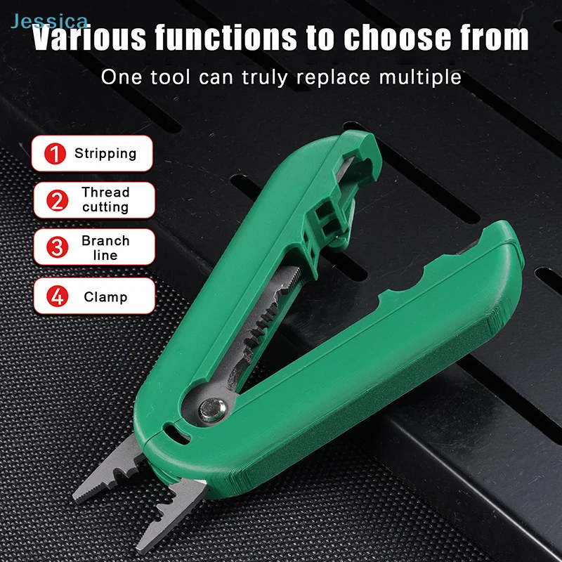 

♥4-in-1 Wire Stripper Tool | Multi-Function Cable Stripping, Cutting & Clamping Tool for Electrical Repairs