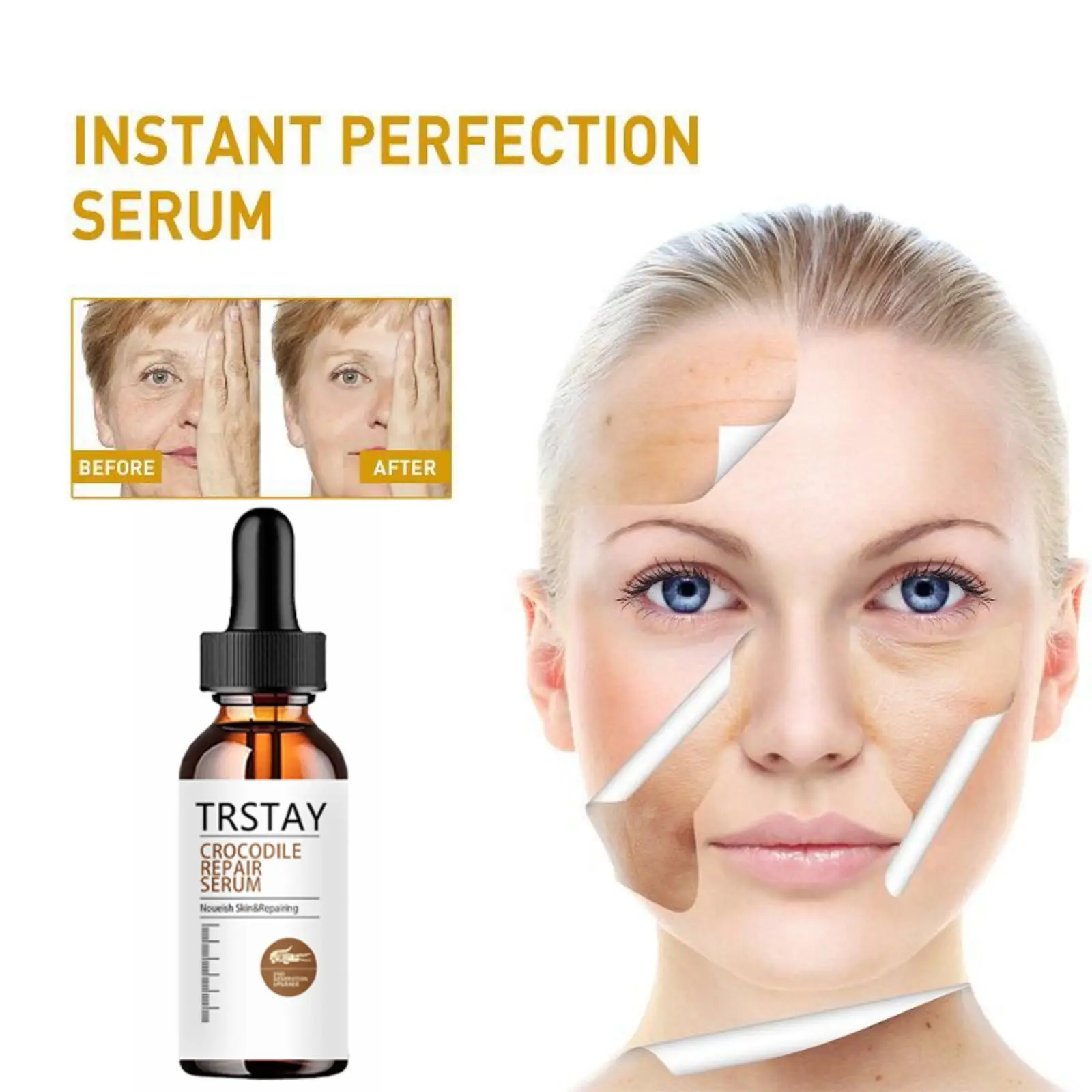 Serum Wajah Vitamin C pelembab, Essence tanaman asam Hyaluronic, solusi stok Vitamin C, Serum Wajah Anti Keriput, Serum Pencerah Wajah