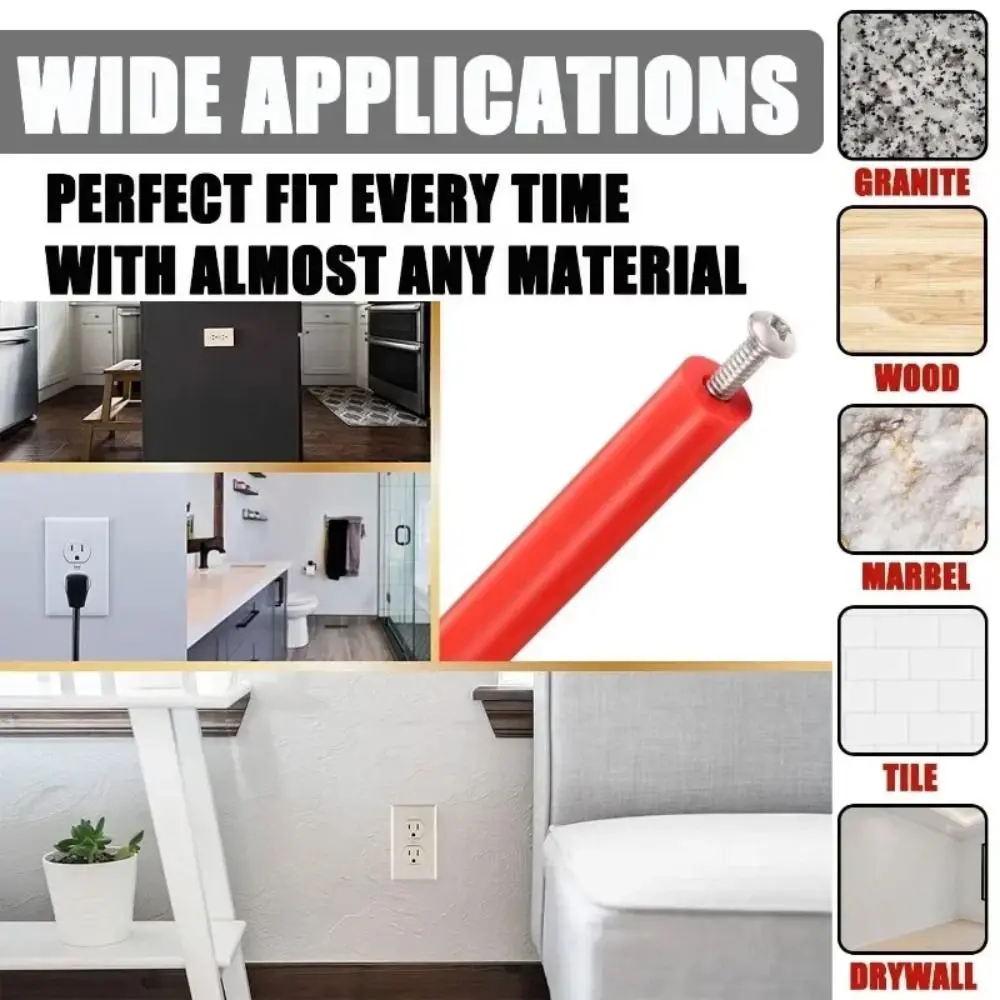 Easy Installation Outlet Extender Kit Multi-Size Set Complete Repair Kit Socket Heightening Pad Assorted Kit Reusable
