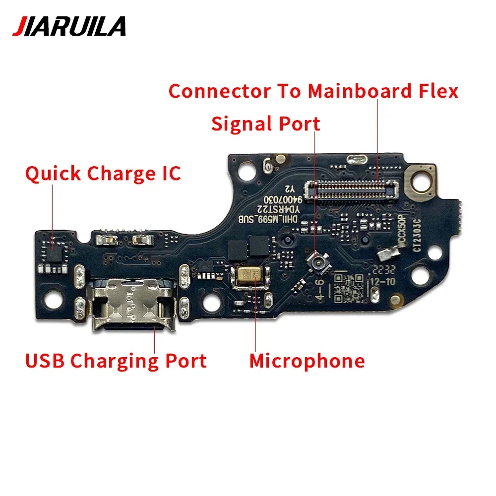 Dock Connector Micro USB Charger Charging Port Flex Cable Microphone Board For Huawei Nova Y60 Y70 Y90 Y9A Charging Board Module