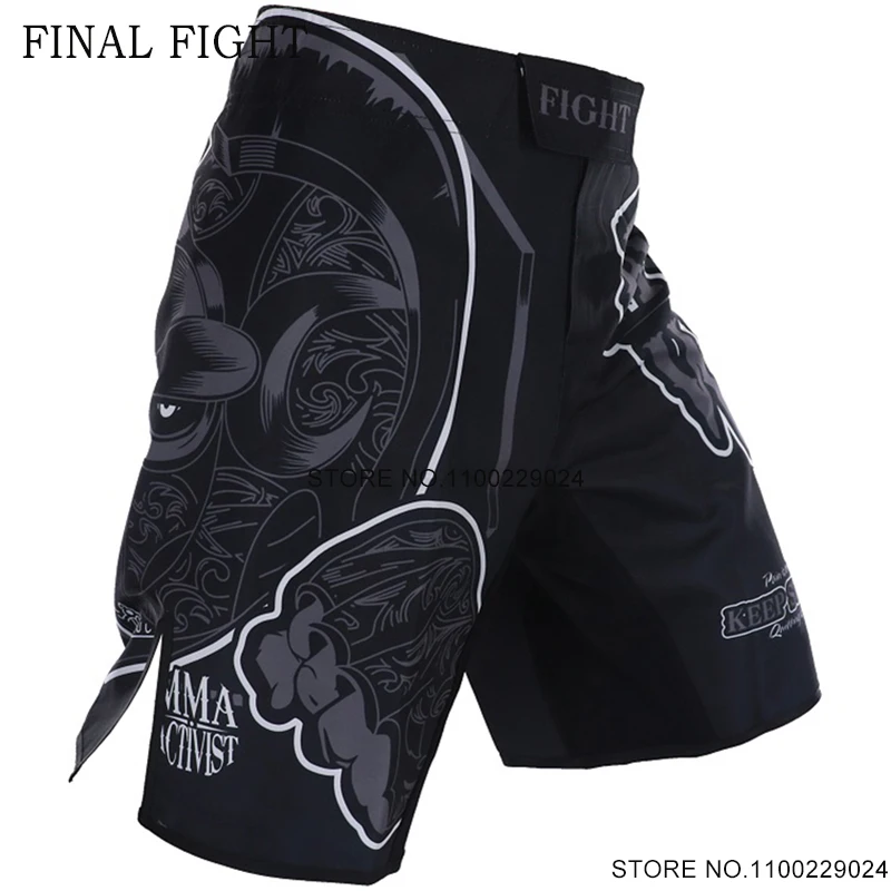 Shorts MMA Cage Fight Crossfit Pants Man BJJ Grappling Martial Arts Clothing Gym Sports Animal Kickboxing Boxing Training Shorts