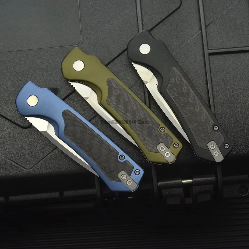 BK 714 D2 الصلب ألياف الكربون عدم الانزلاق مقبض التخييم الصيد سكين جيب متعددة الوظائف EDC بقاء سكين للفرد سكين اليد
