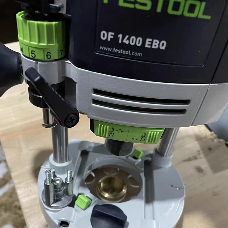 Graviermaschine Holzbearbeitung Elektrische Holzfräsbuchse Bodenplatten-Set für Festool OF1400EBO – Detail 6