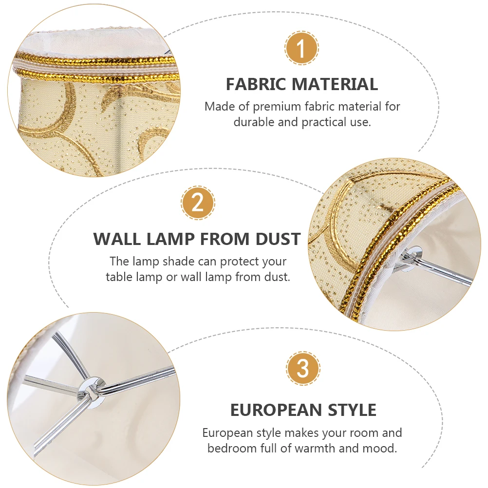 

2 шт. тканевый абажур в скандинавском стиле для настольного пола, настенный светильник, защита от пыли, домашний декор, светильник, крышка, аксессуар