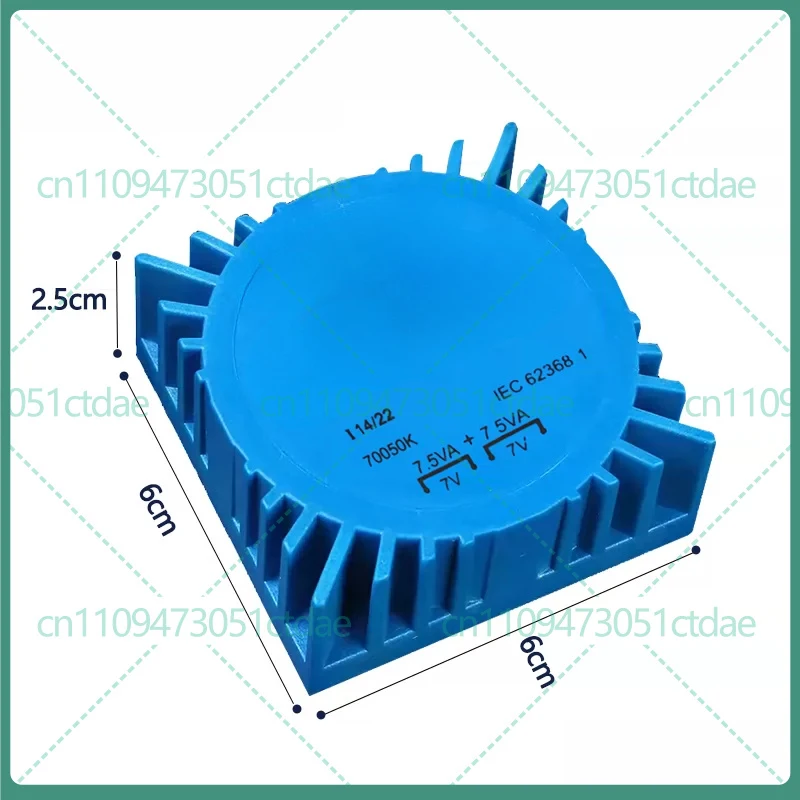 for-import-talema-15w-sealed-square-toroidal-transformer-hifi-audio-linear-power-supply-fitting
