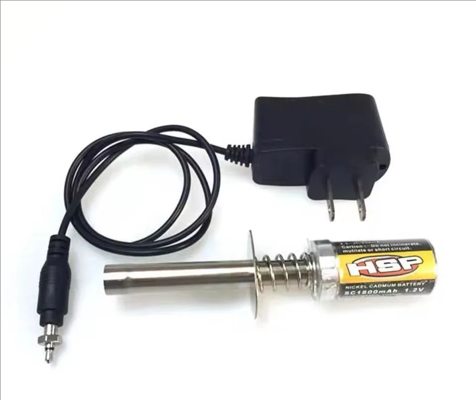 RC Nitro Engine Starter Tool Set Glow Plug Igniter Fuel Bottle for 1/8 1/10 RC Car Redcat HPI HSP Upgrade Replacement Accessorie