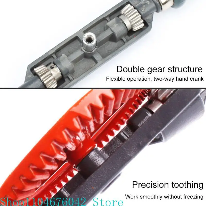 دليل 5ASD 1/4 في يدوي كرنك الحفر المصغرة مع تصميم الأوزان المزدوجة الفولاذ المصبوب بدقة