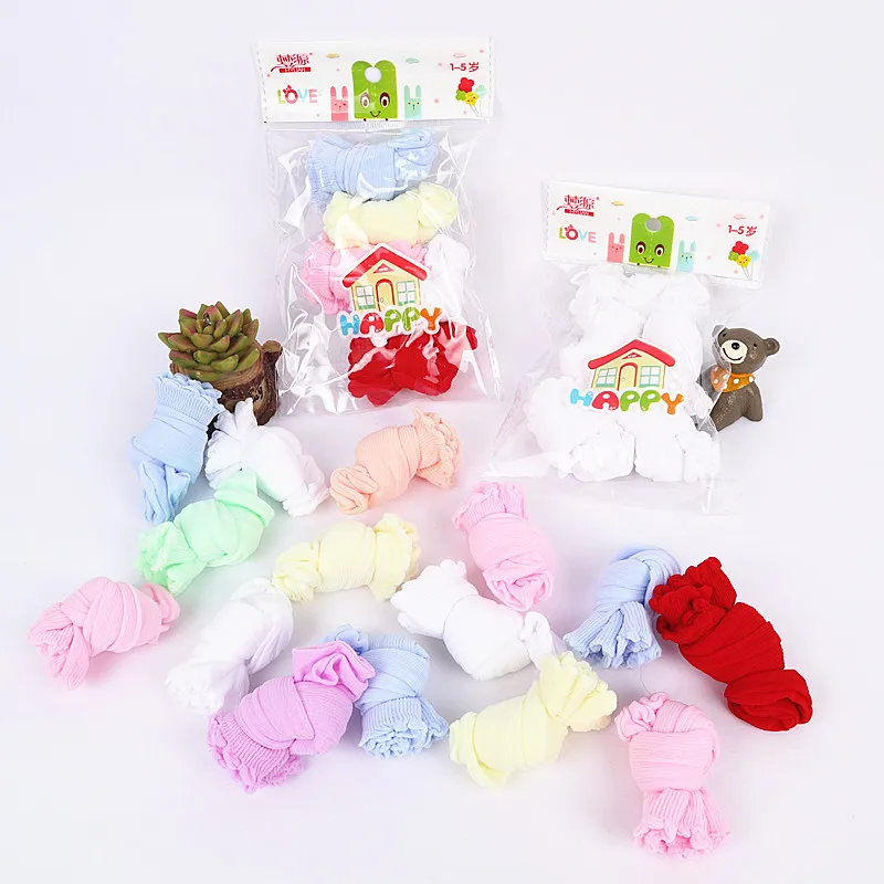 Full Free Shipping Children's Candy Socks Boys and Girls Color Stockings Baby's Socks Babies' Socks Summer Baby Thin Socks