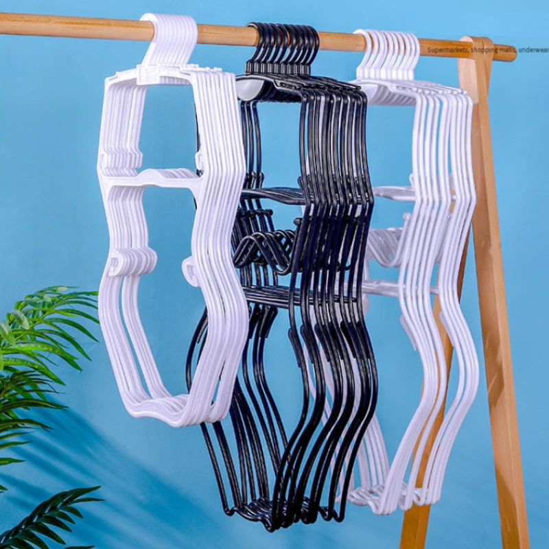 10 Pieces Useful Swimsuit Hanger Adult Children's Hanging Set Shelf Store Bikini Display Man Swim Trunks Lady Bra Swimwear Rack