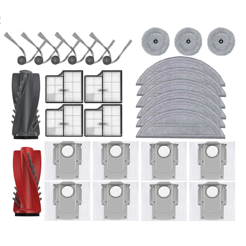 

B82B-Mop Cloth Accessories Main Brush Main Side Brush HEPA Filters Mop Pads Dust Bags