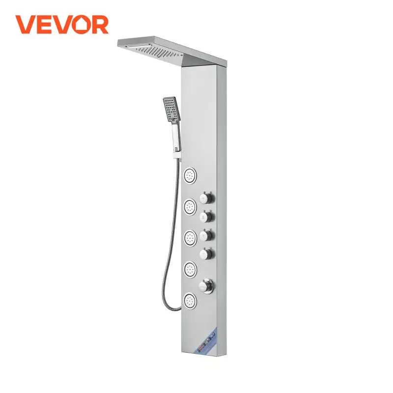 VEVOR Shower Panel System 4 Shower Modes Shower Panel Tower Rainfall Waterfall