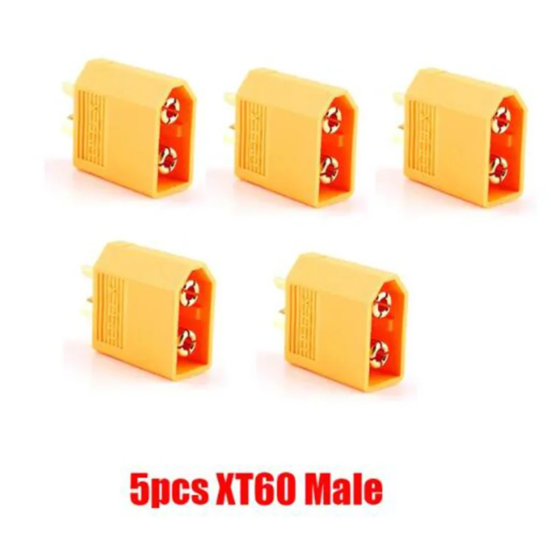 XT60 XT-60 Male Female Bullet Connectors Plugs for RC Lipo Battery Drone Airplane Accessories  for ToolkitRC M6D M7