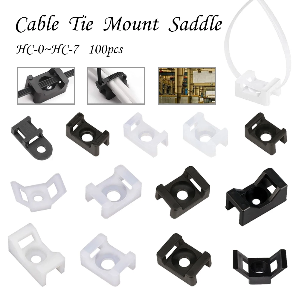 100Pcs Cable Tie Sa…