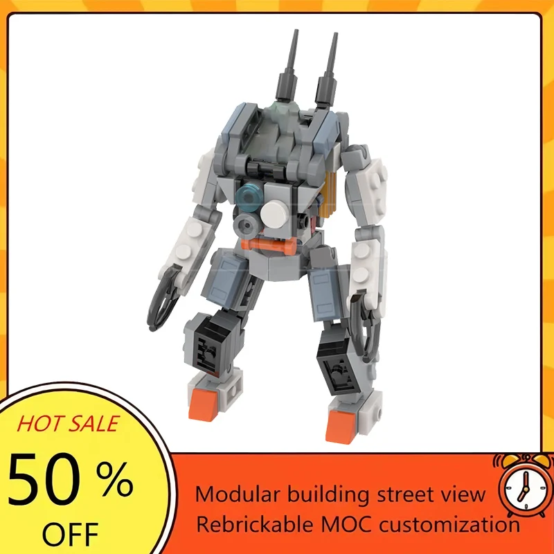 

Набор из 118 деталей: популярная модель космического боевого робота из фильма «Звездные войны», конструктор MOC, модульный технологический набор, подарок на праздник, игрушка для сборки для детей