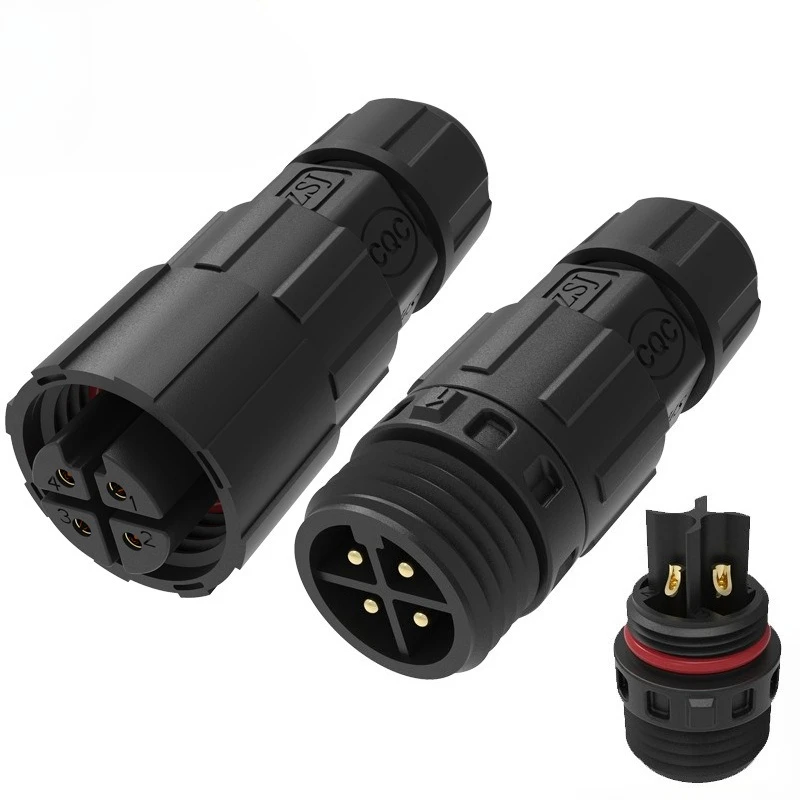 M16 Waterproof Connector IP68 Aviation Plug and Socket 2/3/4/5/6/7/8/9/10/11/12 PIn Male Female Docking Solid Needle
