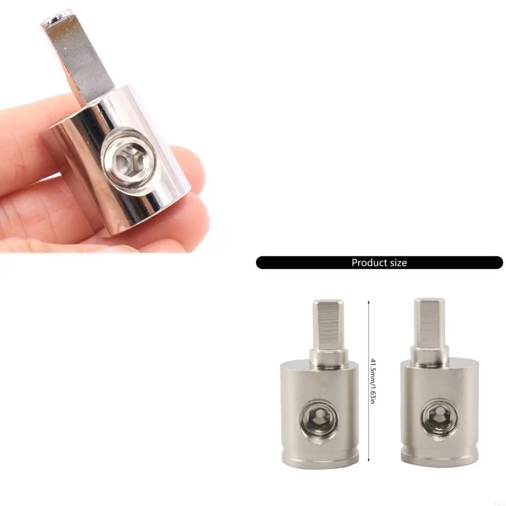 F1CF Heavy Duty 0GA to 4GA Copper Alloy Vehicle Stereo Connector Terminals Adapters for Enhanced Clear and Stability