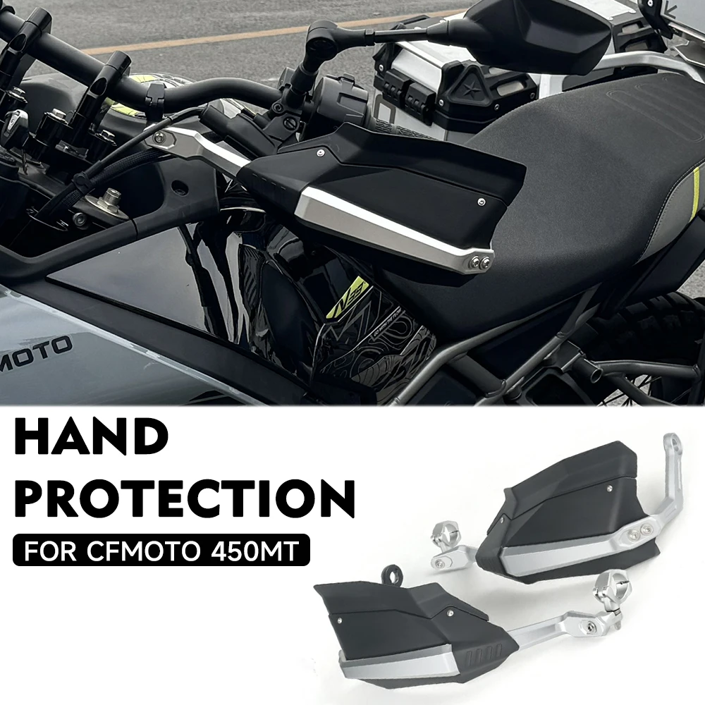 

Motorcycle Accessories For CFMOTO 450MT 450 MT Hand Protector Handguard Wind Deflector Handlebar Hand Guard Brush Bar kit