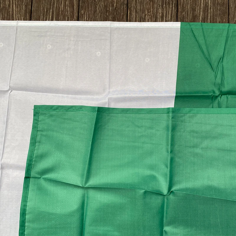 XvGgdg 90x150cm Nigeria Flag 3x5 Feet Super Poly Football Flag Indoor Outdoor Polyester Flag