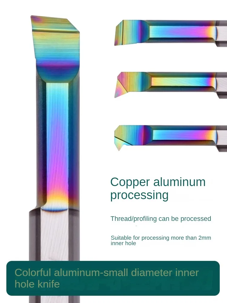 

CNC tungsten steel small hole boring tool MTR MPR MIR small inner hole turning tool processing copper aluminum plastic acrylic