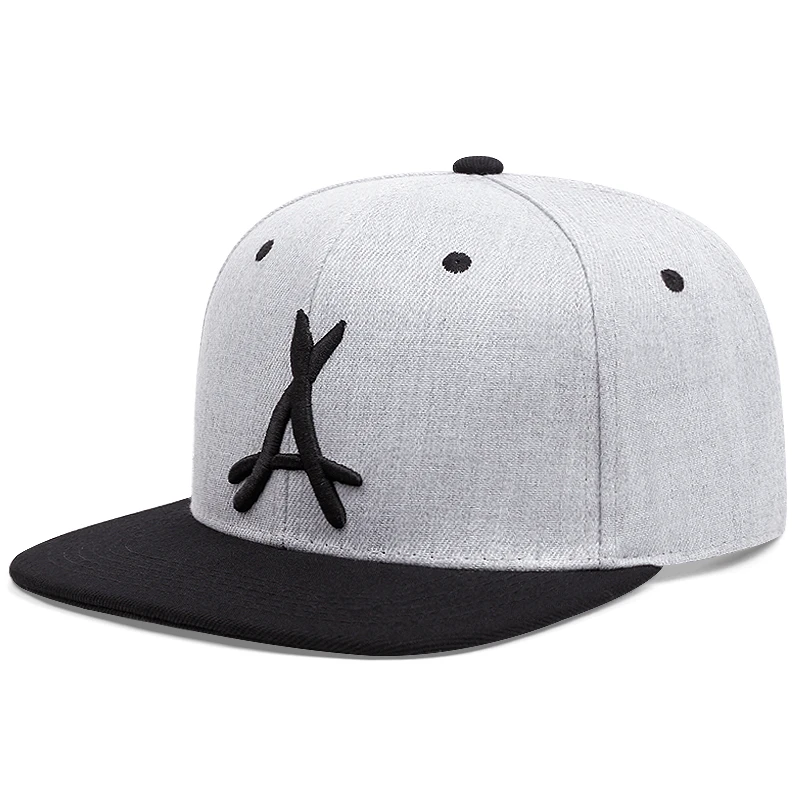 Gorras de béisbol con visera plana ajustable para hombre, gorro de algodón con visera plana, estilo Hip Hop, ropa de calle para exteriores