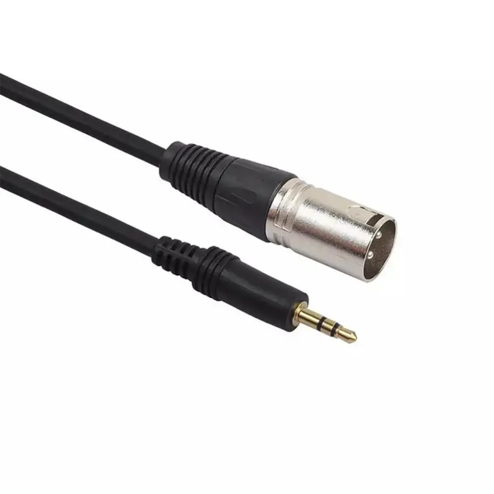 3.5mm Audio Cable for Microphone 3.5mm Stereo Jack Plug to 3 Pin XLR Male Audio Adapter Cable Microphone Audio Cord 1.5/3/5/10m