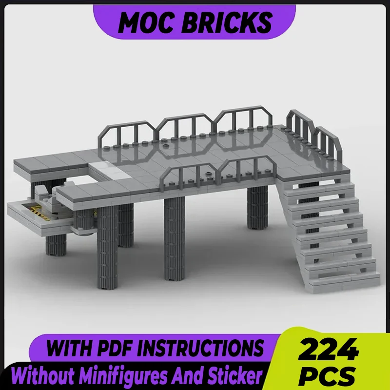 

Star Movies Model Moc Building Bricks Empire Base - Landing Plataform Technology Blocks Gifts Christmas Toys DIY Sets Assembly