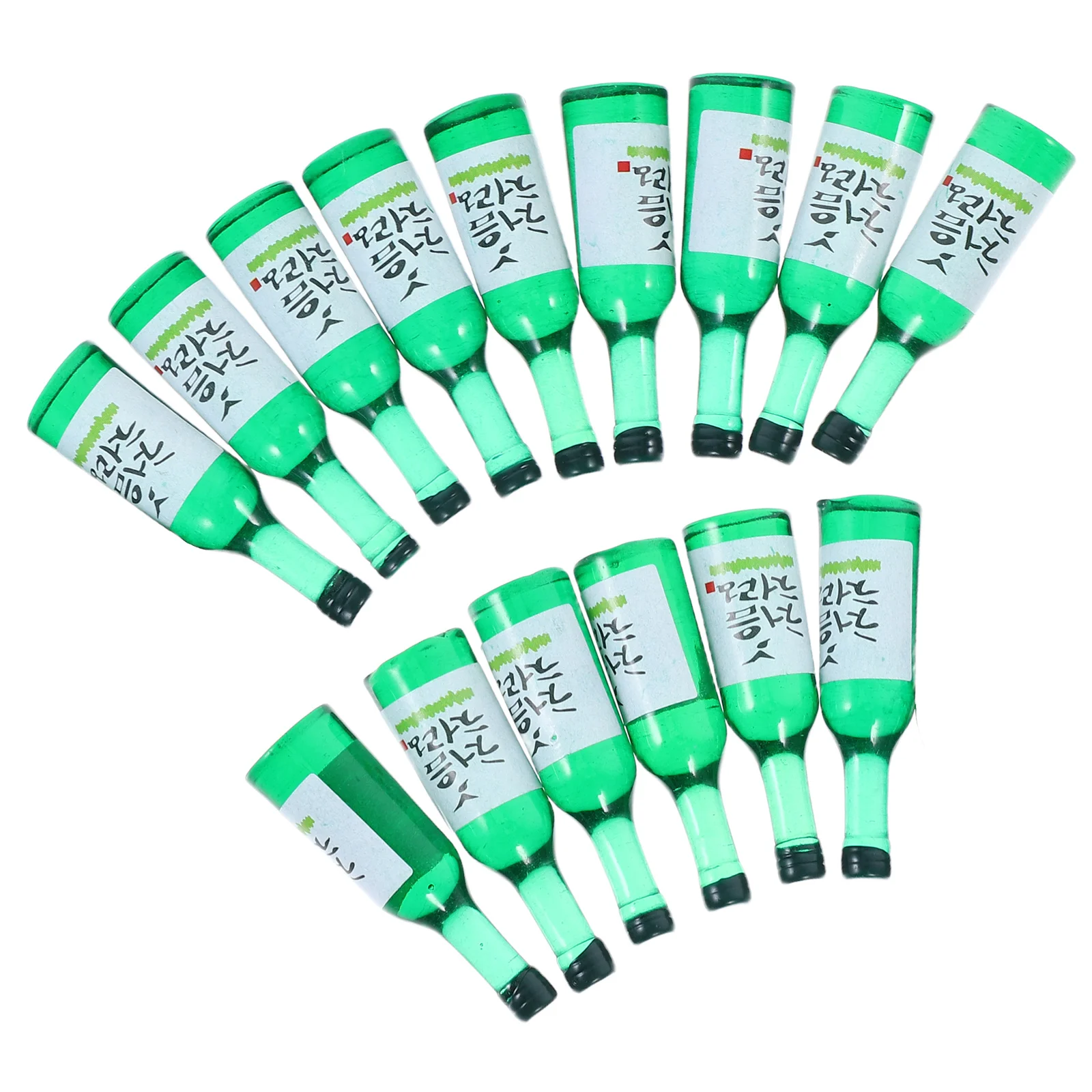 

15Pcs Mini Wine Bottles for Favors Realistic Miniature Accessories Perfect for Micro Landscape Mini House Decoration