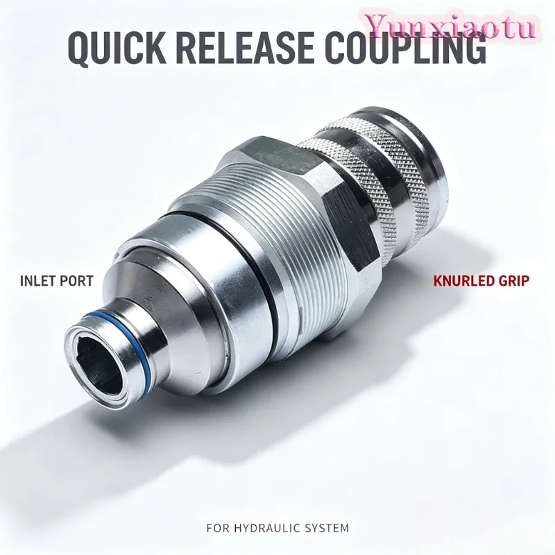 Loader Hydraulic Quick Coupler Quick Connect Fitting OE 7246802 AT406475 47396761 V1311-77150 3736968 Replacement Accessory
