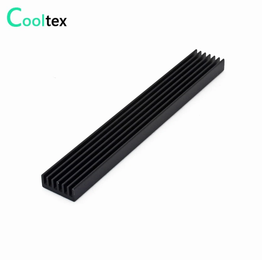 10pcs  Extruded Aluminum heatsink 100x14x6mm for Chip VGA  RAM LED  IC radiator COOLER cooling