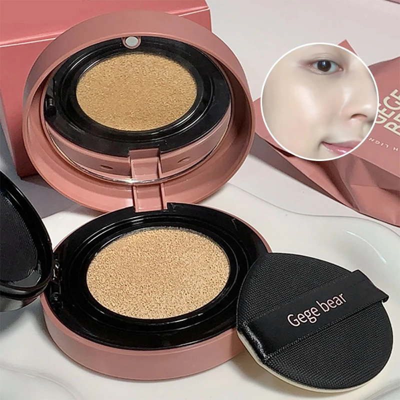 Gege Bear Lightweight Concealing Cushion — Long-Lasting Coverage, Non-Caking Formula, Fine Hydration