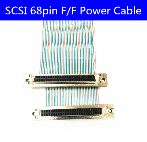 

High Quality SCSI 68pin Extension Cable SCSI 68Pin Female to 68 Pin Female Power Cable 50cm