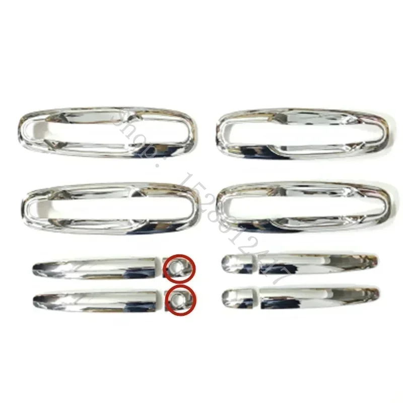 Car Styling Chrome Exterior Door Handle Cover Door Handle Bowl Trim For Chevrolet Optra Lacetti Daewoo Nubira 2005-2016