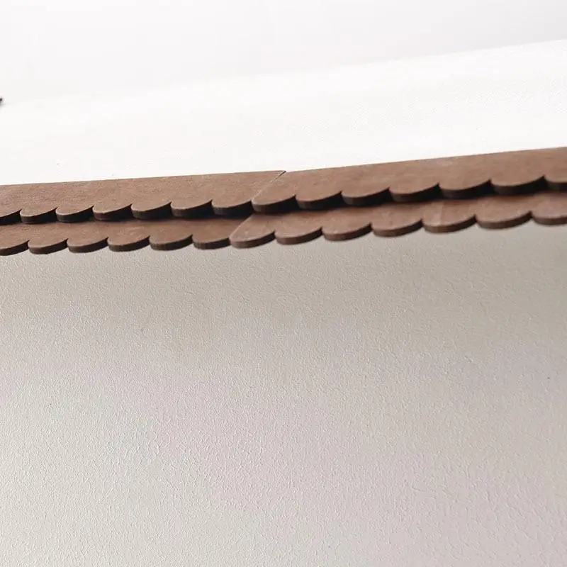 12 قطعة لبيت الدمى بلاط السقف الخشبي Shingles Eaves نموذج دمية دعائم البناء الصغيرة بيت الدمى ألعاب التظاهر