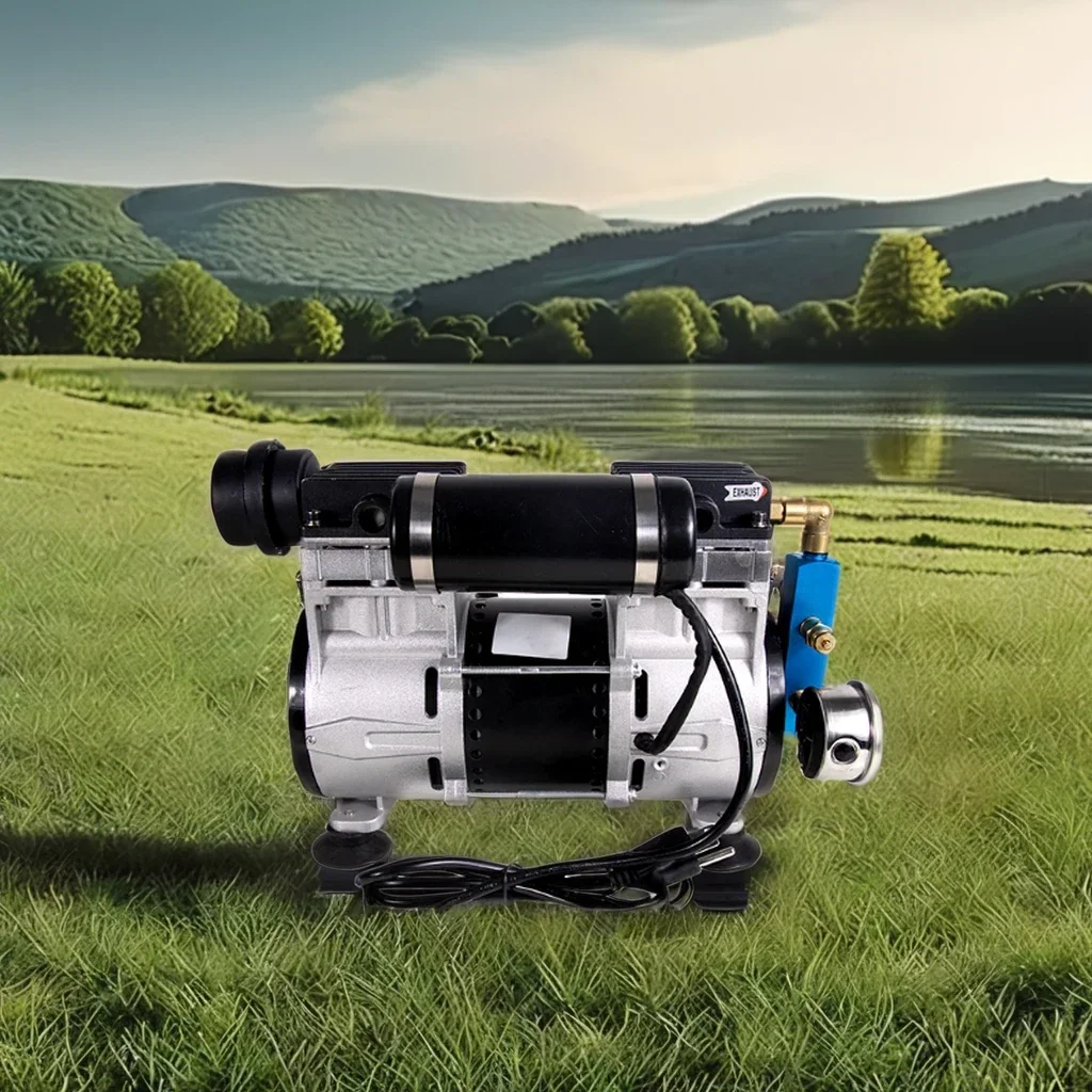 

New 110V Mini High-Capacity Oilless Pond Aerator Silent Air Compressor System Gas-Powered Engine for New or Used Conditions