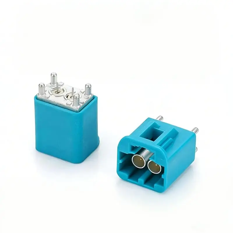 AMS19B-40MZ5-y H-MTD Automotive Ethernet Connector, Straight Male, 2 Pin, 100 Ohm, Compatible with Rosenberger