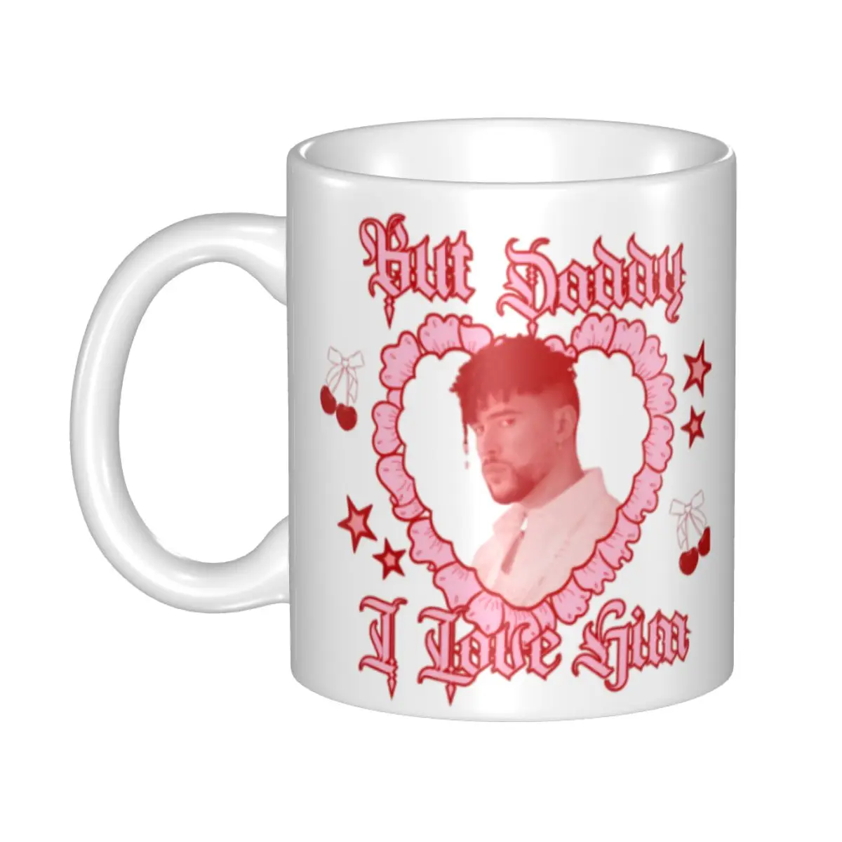 DIY Bad Bunny Keramikbecher Custom Debi Tirar Mas Fotos Kaffeetasse Kreatives Geschenk