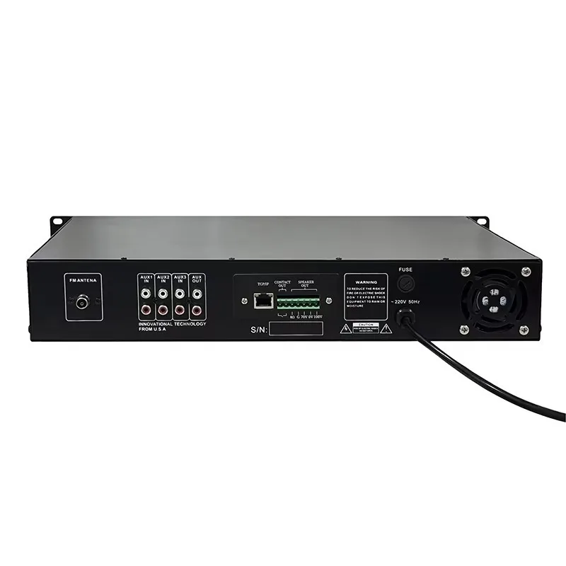 

IP-120AP III TA 100V/70V PA System System 120W Single Channel IP Power Amplifier with Digital Audio Fire Alarm Trigger